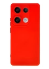 BFS  Xiaomi Redmi Note 13 4G Kılıf Nano içi Kadife Silikon - Kırmızı
