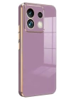 BFS  Xiaomi Redmi Note 13 4G Kılıf Volet Silikon - Mor