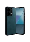 BFS  Xiaomi Redmi Note 13 Pro 4G Kılıf Aras Deri Kapak - Koyu Yeşil