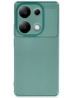 BFS  Xiaomi Redmi Note 13 Pro 4G Kılıf Auto Focus Karbon Kapak - Koyu Yeşil