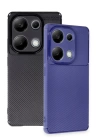 BFS  Xiaomi Redmi Note 13 Pro 4G Kılıf Auto Focus Karbon Kapak - Lacivert