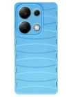 BFS  Xiaomi Redmi Note 13 Pro 4G Kılıf Bibercas Silikon Kapak - Mavi