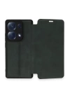 BFS  Xiaomi Redmi Note 13 Pro 4G Kılıf Flip Cover - Koyu Yeşil