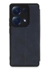 BFS  Xiaomi Redmi Note 13 Pro 4G Kılıf Flip Cover - Lacivert