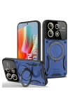 BFS  Xiaomi Redmi Note 13 Pro 4G Kılıf Joy Lens Standlı Kapak - Lacivert