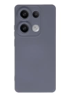 BFS  Xiaomi Redmi Note 13 Pro 4G Kılıf Nano içi Kadife Silikon - Gri
