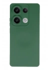 BFS  Xiaomi Redmi Note 13 Pro 4G Kılıf Nano içi Kadife Silikon - Koyu Yeşil