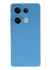 BFS  Xiaomi Redmi Note 13 Pro 4G Kılıf Nano içi Kadife Silikon - Mavi