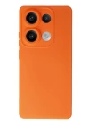 BFS  Xiaomi Redmi Note 13 Pro 4G Kılıf Nano içi Kadife Silikon - Turuncu