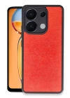 BFS  Xiaomi Redmi Note 13 Pro 5G Kılıf Aras Deri Kapak - Kırmızı