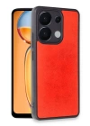 BFS  Xiaomi Redmi Note 13 Pro 5G Kılıf Aras Deri Kapak - Kırmızı