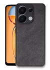 BFS  Xiaomi Redmi Note 13 Pro 5G Kılıf Aras Deri Kapak - Siyah
