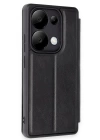 BFS  Xiaomi Redmi Note 13 Pro 5G Kılıf Flip Cover - Siyah