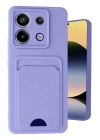 BFS  Xiaomi Redmi Note 13 Pro 5G Kılıf Kelvin Kartvizitli Silikon - Lila