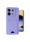 BFS  Xiaomi Redmi Note 13 Pro 5G Kılıf Kelvin Kartvizitli Silikon - Lila