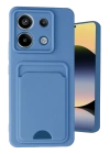 BFS  Xiaomi Redmi Note 13 Pro 5G Kılıf Kelvin Kartvizitli Silikon - Mavi