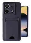 BFS  Xiaomi Redmi Note 13 Pro 5G Kılıf Kelvin Kartvizitli Silikon - Siyah
