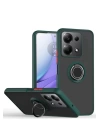 BFS  Xiaomi Redmi Note 13 Pro 5G Kılıf Montreal Yüzüklü Silikon Kapak - Yeşil