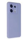 BFS  Xiaomi Redmi Note 13 Pro 5G Kılıf Nano içi Kadife Silikon - Lila