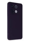 BFS  Xiaomi Redmi Note 13 Pro 5G Kılıf Nano içi Kadife Silikon - Mor