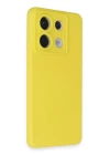 BFS  Xiaomi Redmi Note 13 Pro 5G Kılıf Nano içi Kadife Silikon - Sarı