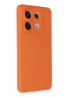 BFS  Xiaomi Redmi Note 13 Pro 5G Kılıf Nano içi Kadife Silikon - Turuncu