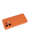 BFS  Xiaomi Redmi Note 13 Pro 5G Kılıf Nano içi Kadife Silikon - Turuncu