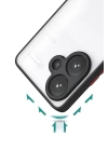 BFS  Xiaomi Redmi Note 13 Pro Plus Kılıf Montreal Silikon Kapak - Siyah