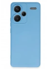 BFS  Xiaomi Redmi Note 13 Pro Plus Kılıf Nano içi Kadife Silikon - Mavi