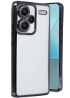 BFS  Xiaomi Redmi Note 13 Pro Plus Kılıf Razer Lensli Silikon - Siyah