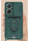 BFS  Xiaomi Redmi Note 13 Pro Plus Kılıf Zuma Kartvizitli Yüzüklü Silikon - Pembe