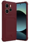 BFS Xiaomi Redmi Note 14 4G Kelvin Kartvizitli Silikon - Bordo