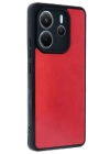 BFS  Xiaomi Redmi Note 14 4G Kılıf Aras Deri Kapak - Kırmızı