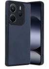 BFS  Xiaomi Redmi Note 14 4G Kılıf Aras Deri Kapak - Lacivert