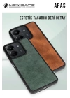 BFS  Xiaomi Redmi Note 14 4G Kılıf Aras Deri Kapak - Taba