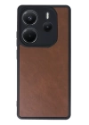 BFS  Xiaomi Redmi Note 14 4G Kılıf Aras Deri Kapak - Taba