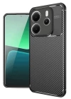 BFS  Xiaomi Redmi Note 14 4G Kılıf Auto Focus Karbon Kapak - Siyah