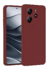 BFS  Xiaomi Redmi Note 14 4G Kılıf First Silikon - Bordo