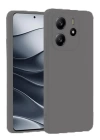 BFS  Xiaomi Redmi Note 14 4G Kılıf First Silikon - Gri