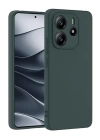 BFS  Xiaomi Redmi Note 14 4G Kılıf First Silikon - Koyu Yeşil