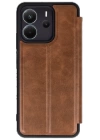 BFS  Xiaomi Redmi Note 14 4G Kılıf Flip Cover - Taba