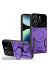 BFS  Xiaomi Redmi Note 14 4G Kılıf Joy Lens Standlı Kapak - Mor
