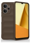 BFS  Xiaomi Redmi Note 14 4G Kılıf Optimum Silikon - Kahverengi