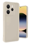 BFS  Xiaomi Redmi Note 14 4G Kılıf Viera Silikon - Krem