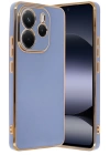BFS  Xiaomi Redmi Note 14 4G Kılıf Volet Silikon - Mavi