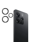 BFS Xiaomi Redmi Note 14 4G PVD Metal Kamera Lens - Gümüş