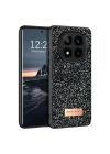 BFS  Xiaomi Redmi Note 14 Pro 4G Bright Simli Kapak - Siyah