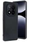 BFS  Xiaomi Redmi Note 14 Pro 4G Kılıf Aras Deri Kapak - Siyah