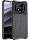 BFS  Xiaomi Redmi Note 14 Pro 4G Kılıf Auto Focus Karbon Kapak - Siyah