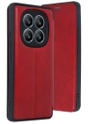 BFS  Xiaomi Redmi Note 14 Pro 4G Kılıf Flip Cover - Kırmızı